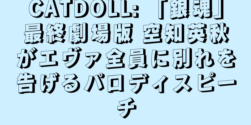 CATDOLL: 「銀魂」最終劇場版 空知英秋がエヴァ全員に別れを告げるパロディスピーチ