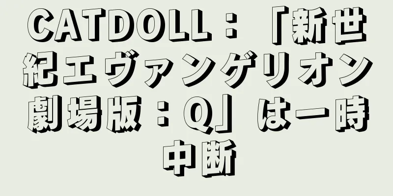 CATDOLL：「新世紀エヴァンゲリオン劇場版：Q」は一時中断