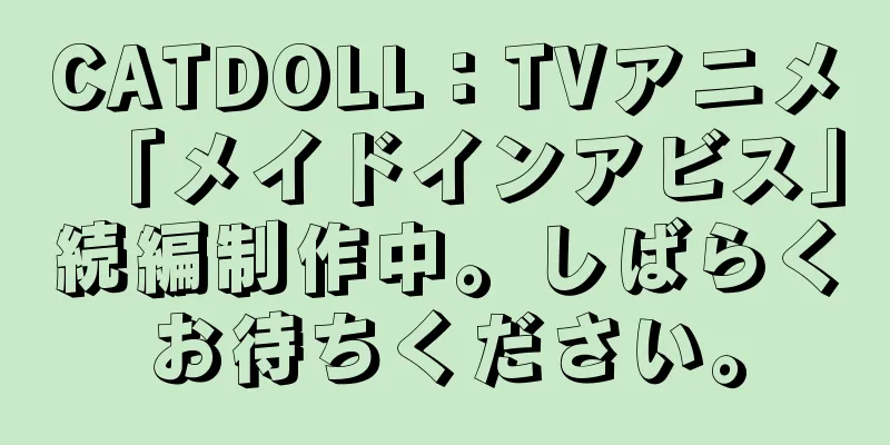 CATDOLL：TVアニメ「メイドインアビス」続編制作中。しばらくお待ちください。