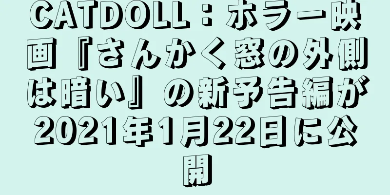 CATDOLL：ホラー映画『さんかく窓の外側は暗い』の新予告編が2021年1月22日に公開