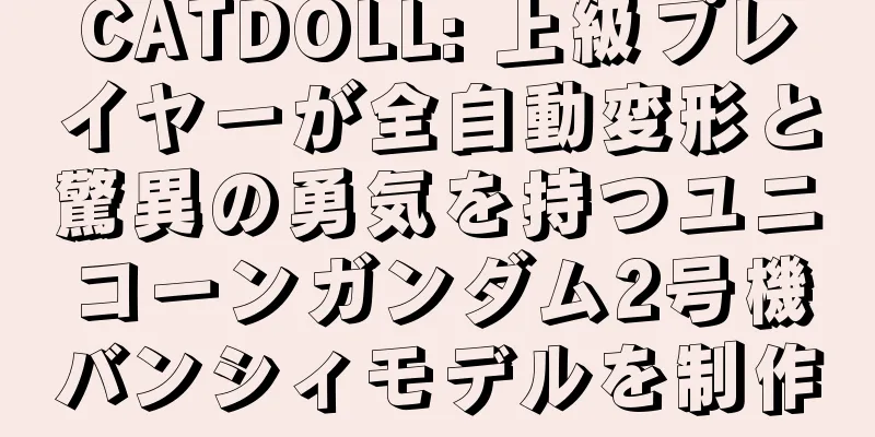CATDOLL: 上級プレイヤーが全自動変形と驚異の勇気を持つユニコーンガンダム2号機バンシィモデルを制作
