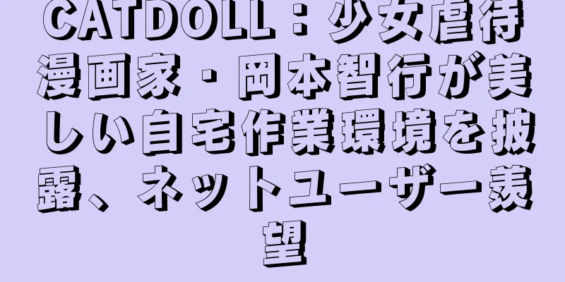 CATDOLL：少女虐待漫画家・岡本智行が美しい自宅作業環境を披露、ネットユーザー羨望