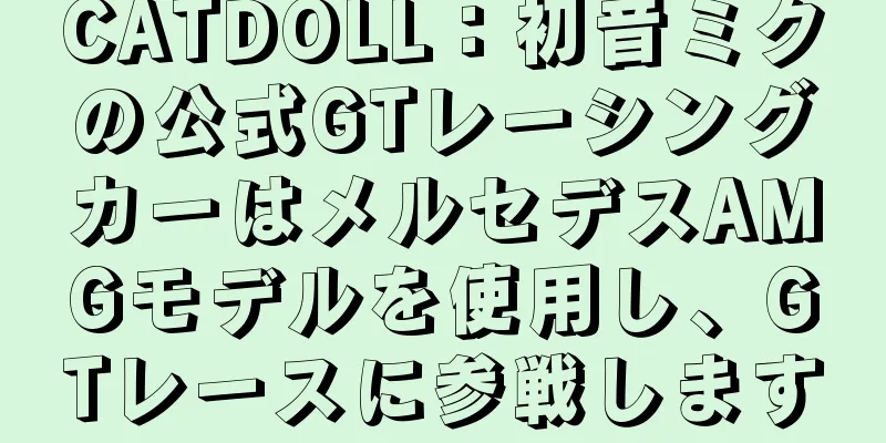 CATDOLL：初音ミクの公式GTレーシングカーはメルセデスAMGモデルを使用し、GTレースに参戦します