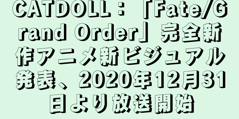 CATDOLL：「Fate/Grand Order」完全新作アニメ新ビジュアル発表、2020年12月31日より放送開始