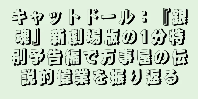 キャットドール：『銀魂』新劇場版の1分特別予告編で万事屋の伝説的偉業を振り返る