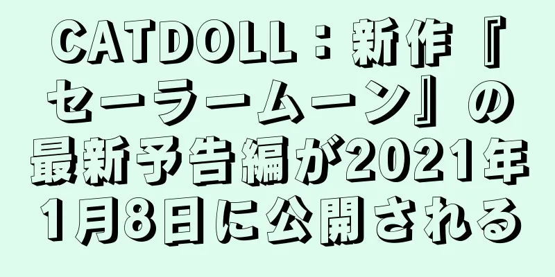 CATDOLL：新作『セーラームーン』の最新予告編が2021年1月8日に公開される