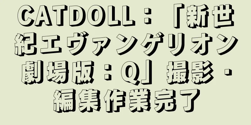 CATDOLL：「新世紀エヴァンゲリオン劇場版：Q」撮影・編集作業完了
