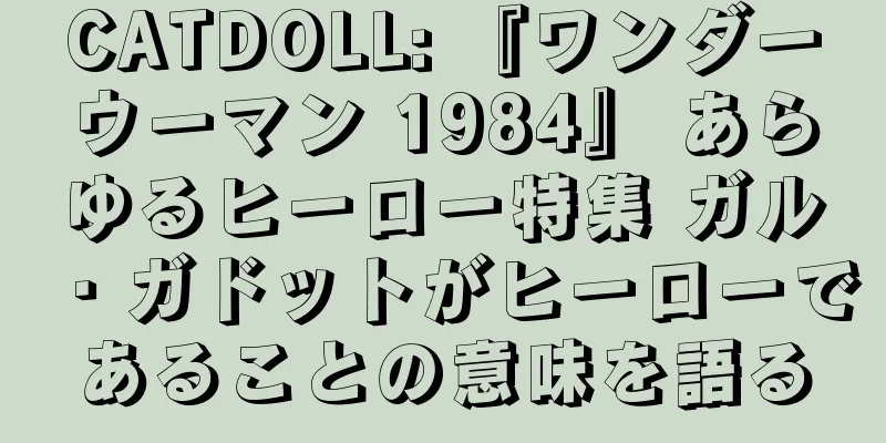 CATDOLL: 『ワンダーウーマン 1984』 あらゆるヒーロー特集 ガル・ガドットがヒーローであることの意味を語る