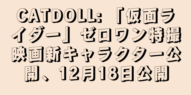 CATDOLL: 「仮面ライダー」ゼロワン特撮映画新キャラクター公開、12月18日公開