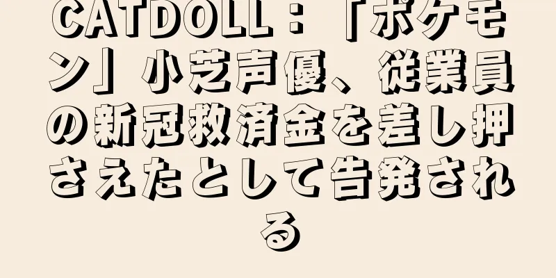 CATDOLL：「ポケモン」小芝声優、従業員の新冠救済金を差し押さえたとして告発される
