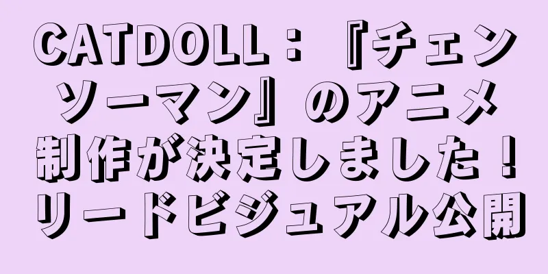 CATDOLL：『チェンソーマン』のアニメ制作が決定しました！リードビジュアル公開