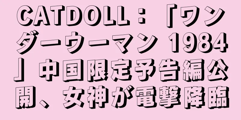 CATDOLL：「ワンダーウーマン 1984」中国限定予告編公開、女神が電撃降臨
