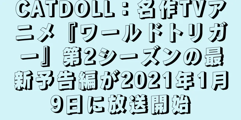 CATDOLL：名作TVアニメ『ワールドトリガー』第2シーズンの最新予告編が2021年1月9日に放送開始