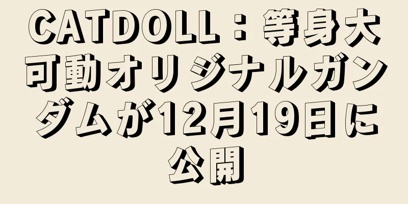 CATDOLL：等身大可動オリジナルガンダムが12月19日に公開