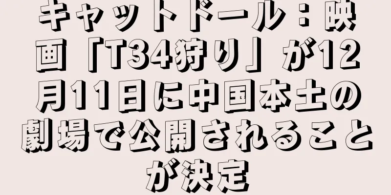 キャットドール：映画「T34狩り」が12月11日に中国本土の劇場で公開されることが決定