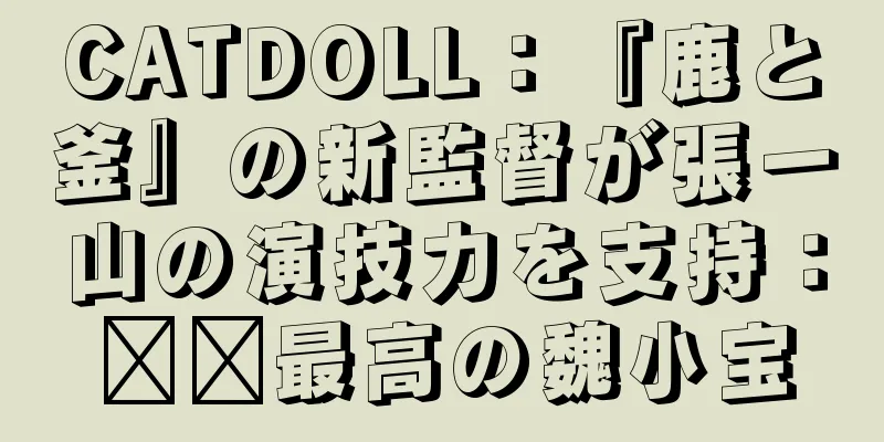CATDOLL：『鹿と釜』の新監督が張一山の演技力を支持：​​最高の魏小宝