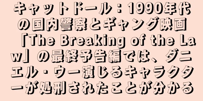 キャットドール：1990年代の国内警察とギャング映画「The Breaking of the Law」の最終予告編では、ダニエル・ウー演じるキャラクターが処刑されたことが分かる