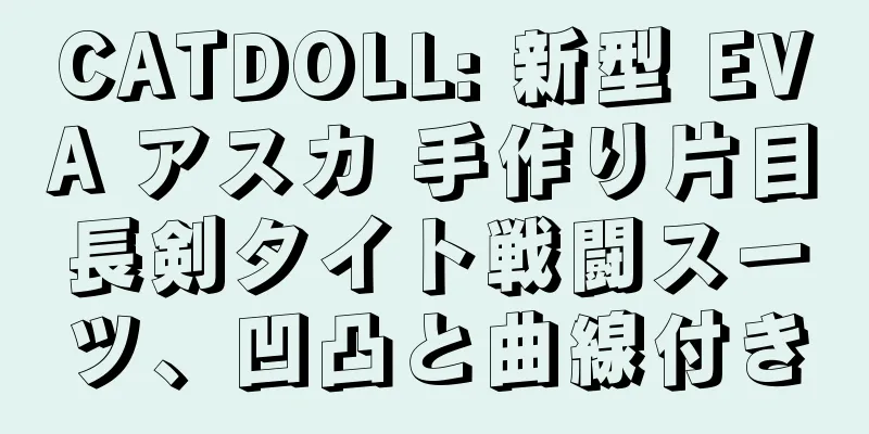 CATDOLL: 新型 EVA アスカ 手作り片目長剣タイト戦闘スーツ、凹凸と曲線付き
