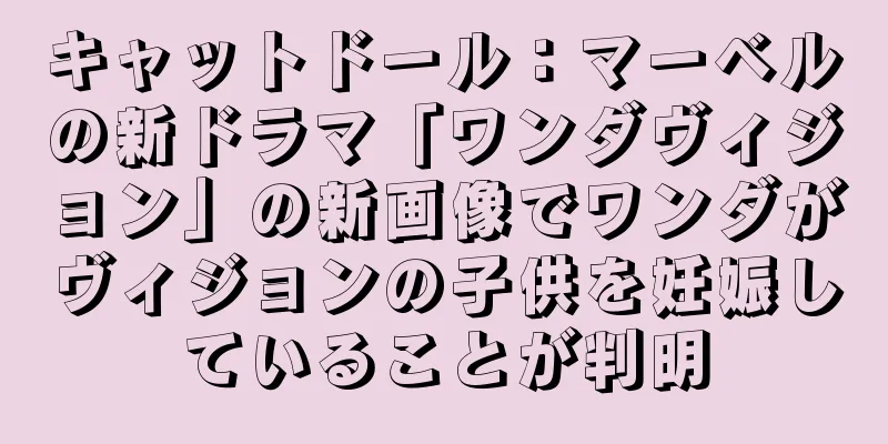 キャットドール：マーベルの新ドラマ「ワンダヴィジョン」の新画像でワンダがヴィジョンの子供を妊娠していることが判明