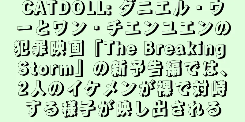 CATDOLL: ダニエル・ウーとワン・チエンユエンの犯罪映画「The Breaking Storm」の新予告編では、2人のイケメンが裸で対峙する様子が映し出される