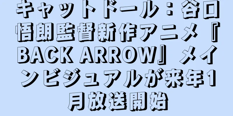 キャットドール：谷口悟朗監督新作アニメ『BACK ARROW』メインビジュアルが来年1月放送開始