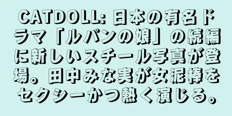 CATDOLL: 日本の有名ドラマ「ルパンの娘」の続編に新しいスチール写真が登場。田中みな実が女泥棒をセクシーかつ熱く演じる。