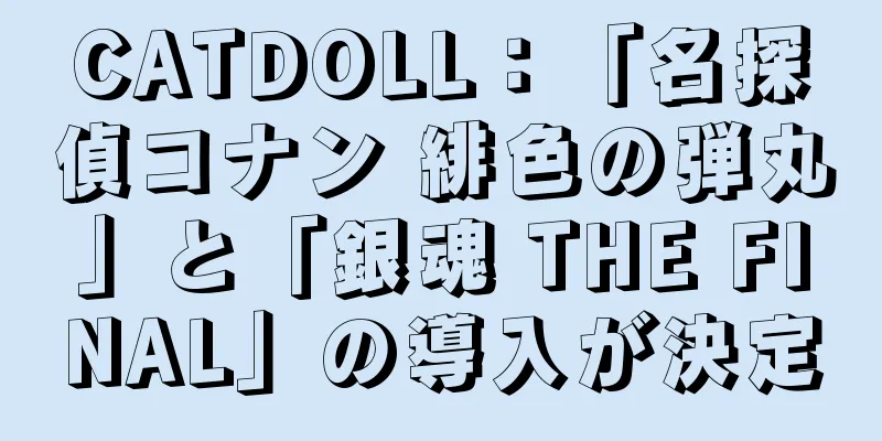 CATDOLL：「名探偵コナン 緋色の弾丸」と「銀魂 THE FINAL」の導入が決定