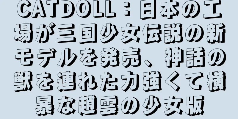 CATDOLL：日本の工場が三国少女伝説の新モデルを発売、神話の獣を連れた力強くて横暴な趙雲の少女版