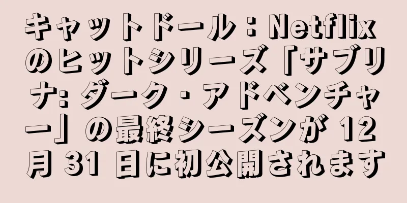 キャットドール：Netflix のヒットシリーズ「サブリナ: ダーク・アドベンチャー」の最終シーズンが 12 月 31 日に初公開されます