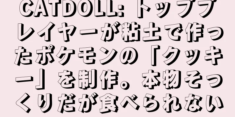 CATDOLL: トッププレイヤーが粘土で作ったポケモンの「クッキー」を制作。本物そっくりだが食べられない