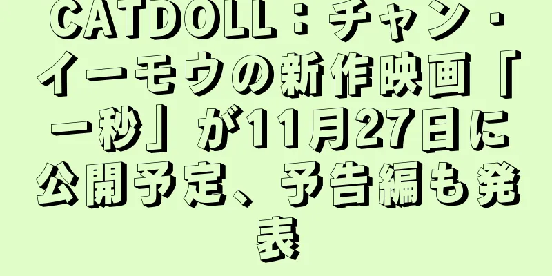 CATDOLL：チャン・イーモウの新作映画「一秒」が11月27日に公開予定、予告編も発表