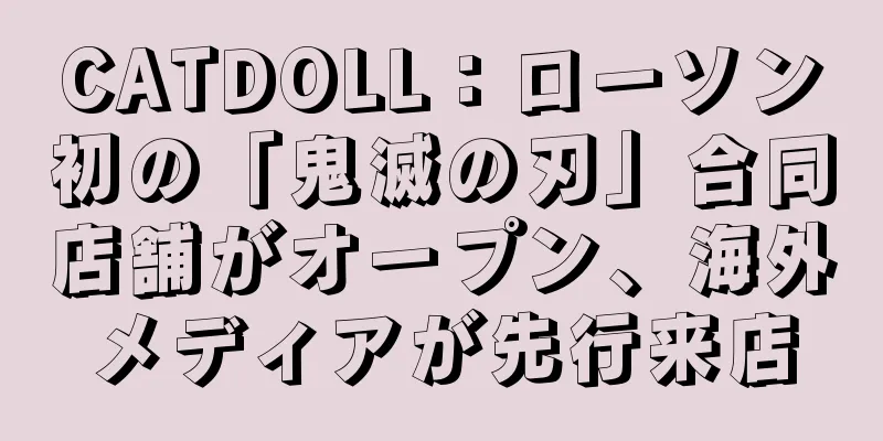 CATDOLL：ローソン初の「鬼滅の刃」合同店舗がオープン、海外メディアが先行来店
