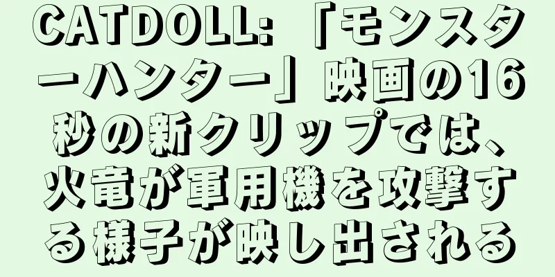 CATDOLL: 「モンスターハンター」映画の16秒の新クリップでは、火竜が軍用機を攻撃する様子が映し出される