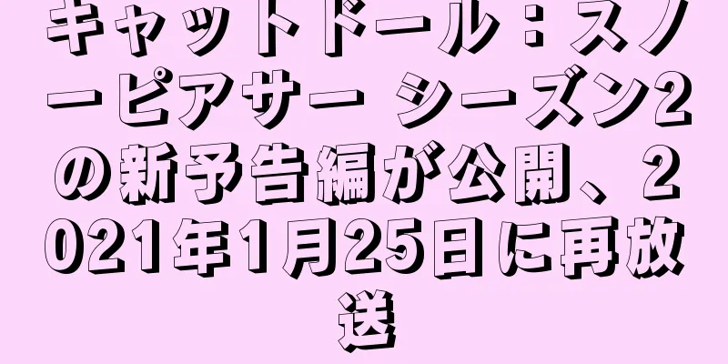 キャットドール：スノーピアサー シーズン2の新予告編が公開、2021年1月25日に再放送