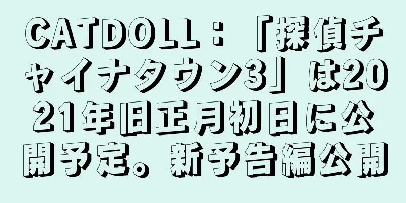 CATDOLL：「探偵チャイナタウン3」は2021年旧正月初日に公開予定。新予告編公開