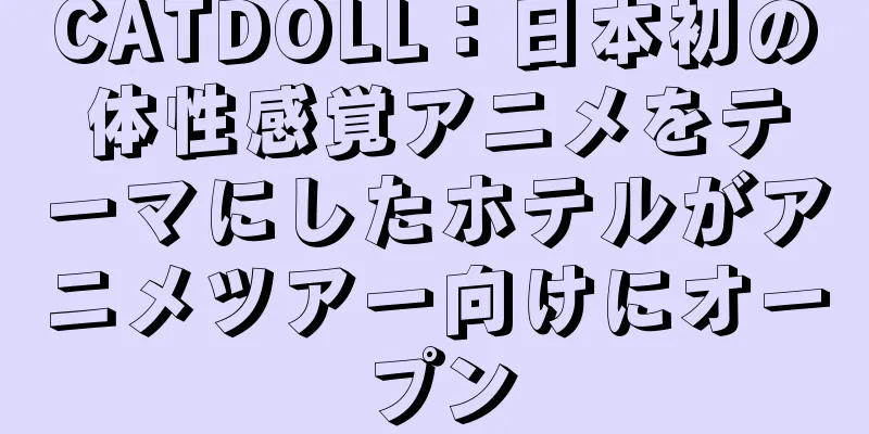 CATDOLL：日本初の体性感覚アニメをテーマにしたホテルがアニメツアー向けにオープン