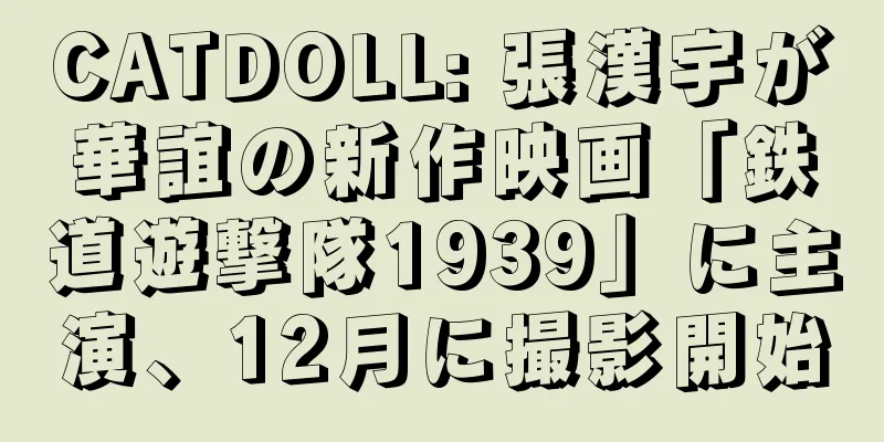 CATDOLL: 張漢宇が華誼の新作映画「鉄道遊撃隊1939」に主演、12月に撮影開始