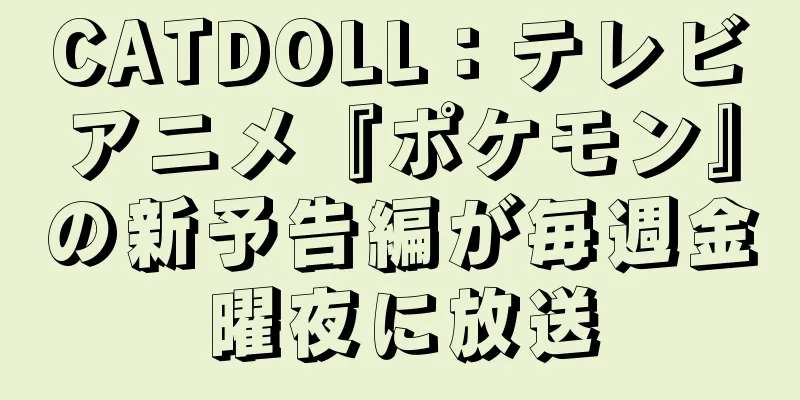 CATDOLL：テレビアニメ『ポケモン』の新予告編が毎週金曜夜に放送