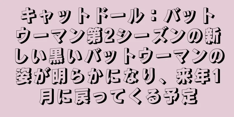 キャットドール：バットウーマン第2シーズンの新しい黒いバットウーマンの姿が明らかになり、来年1月に戻ってくる予定