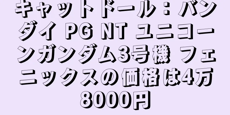 キャットドール：バンダイ PG NT ユニコーンガンダム3号機 フェニックスの価格は4万8000円