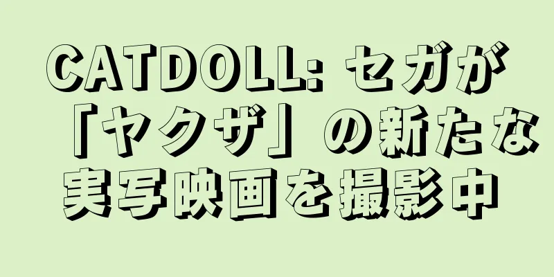 CATDOLL: セガが「ヤクザ」の新たな実写映画を撮影中