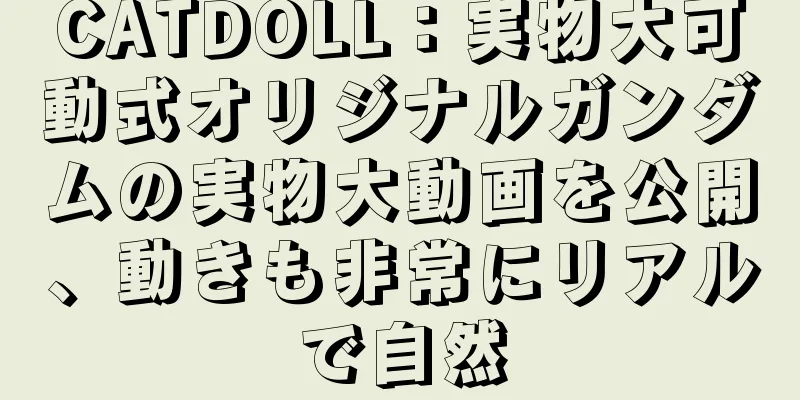 CATDOLL：実物大可動式オリジナルガンダムの実物大動画を公開、動きも非常にリアルで自然