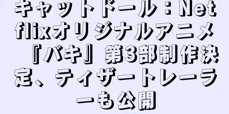 キャットドール：Netflixオリジナルアニメ『バキ』第3部制作決定、ティザートレーラーも公開