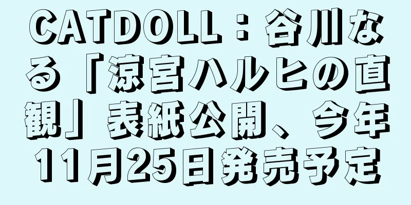 CATDOLL：谷川なる「涼宮ハルヒの直観」表紙公開、今年11月25日発売予定