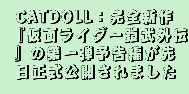 CATDOLL：完全新作『仮面ライダー鎧武外伝』の第一弾予告編が先日正式公開されました
