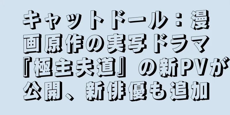 キャットドール：漫画原作の実写ドラマ『極主夫道』の新PVが公開、新俳優も追加