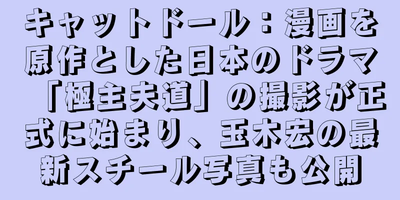 キャットドール：漫画を原作とした日本のドラマ「極主夫道」の撮影が正式に始まり、玉木宏の最新スチール写真も公開
