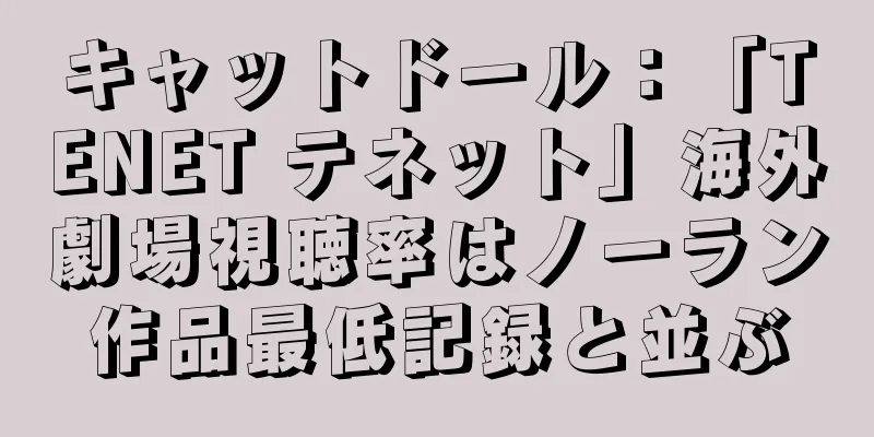 キャットドール：「TENET テネット」海外劇場視聴率はノーラン作品最低記録と並ぶ