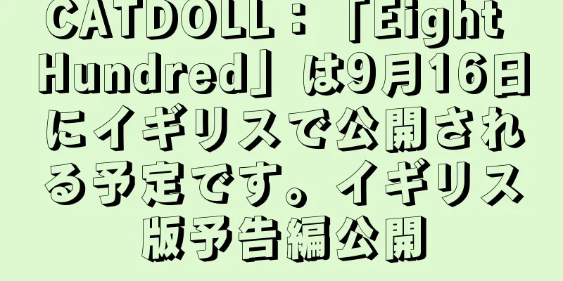 CATDOLL：「Eight Hundred」は9月16日にイギリスで公開される予定です。イギリス版予告編公開