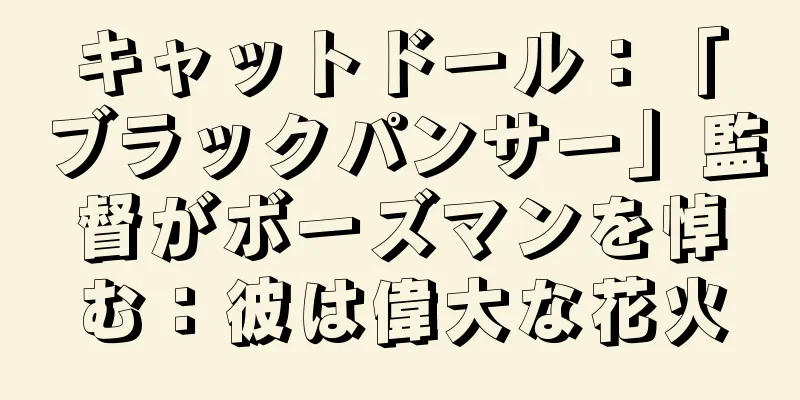 キャットドール：「ブラックパンサー」監督がボーズマンを悼む：彼は偉大な花火